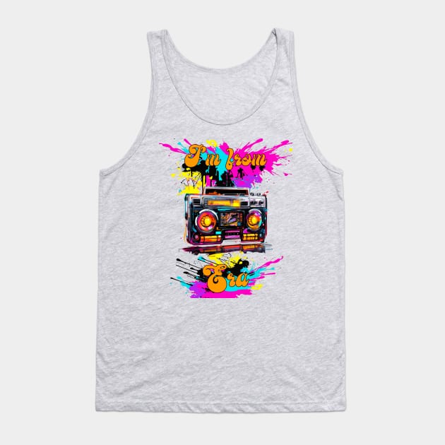 Cassette Player Tank Top by Warrior Ink